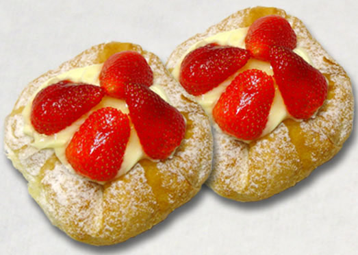 Erdbeer-Plunder von Bäckerei Diefenbach