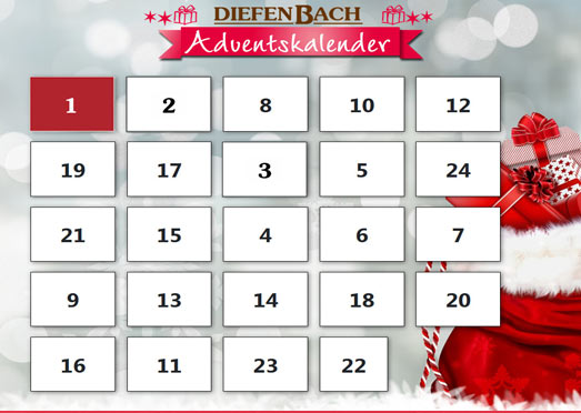 Adventskalender von DiefenBach